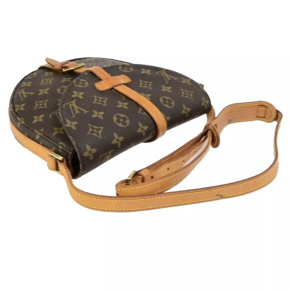 LOUIS VUITTONI Chantilly MM Shoulder Bag Monogram Leather Brown - Picture 14 of 16